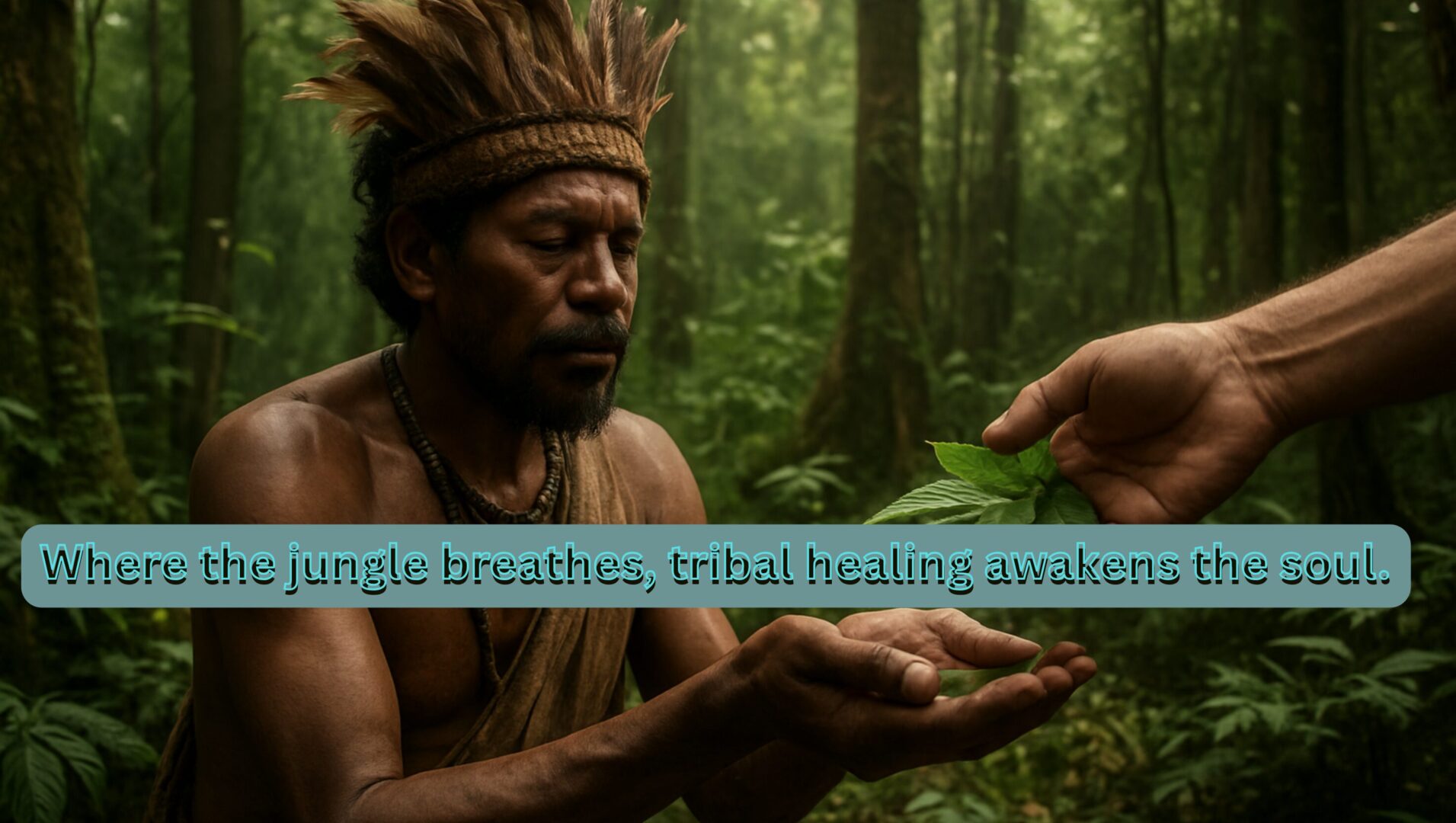 Tribal healing in forest