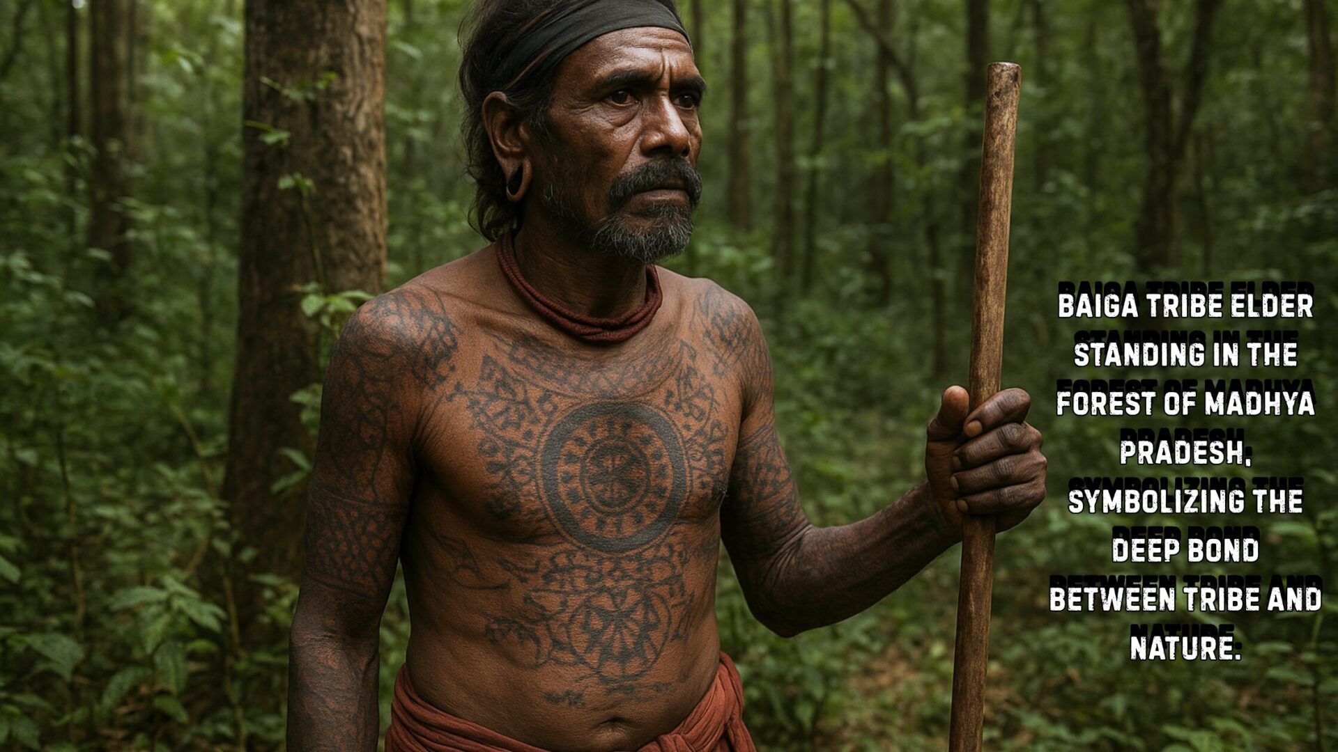 The Baiga Tribe tattoos